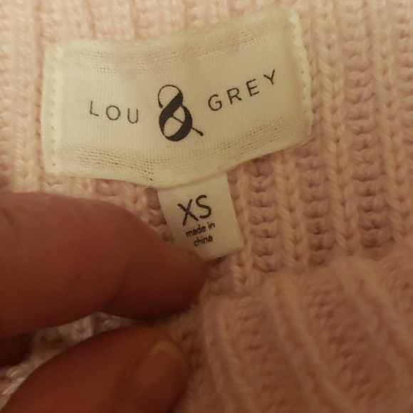 Lou & Grey Pink Ribbed Oversided Sweater - Picture 8 of 15